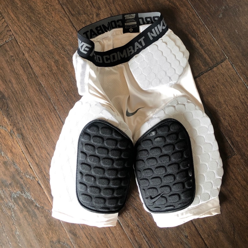 Nike Pro Combat padded compression shorts.